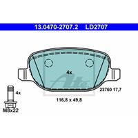 alfaromeo Low dust Keramische remblokken 13047027072