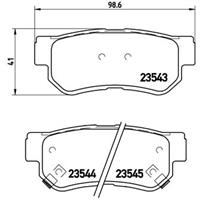 Remblokkenset, schijfrem BREMBO, u.a. für Hyundai, KIA, Ssangyong