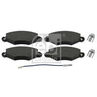 febibilstein Remblokkenset, schijfrem FEBI BILSTEIN, Inbouwplaats: Vooras, u.a. für Citroën, Nissan, Renault