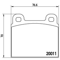 alfaromeo Remblokken set P23001