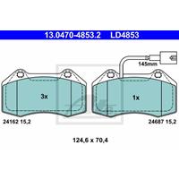 Abarth Low dust Keramische remblokken 13047048532
