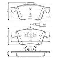 alfaromeo Remblokken set BP1386