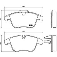 daimler Remblokken set P36022
