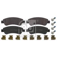 febibilstein Remblokkenset, schijfrem FEBI BILSTEIN, Inbouwplaats: Achteras, u.a. für Fiat, Peugeot, Citroën