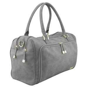 Isoki Luiertas  Double Zip Satchel Stone