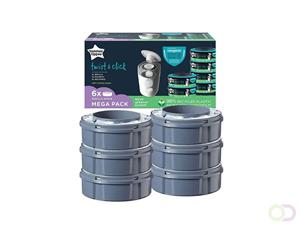 Tommee Tippee Twist & Click Navulcassettes 6 Stuks