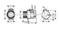 mercedes-benz Compressor, airconditioning