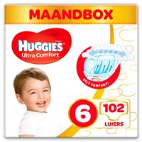 Huggies Ultra Comfort Babywindeln Windeln Größe 6 (15-30 kg) Monatsbox