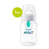 Philips Avent Weithals Flasche mit AirFree Ventil SCF813/14, 260 ml, 1er Pack farblos