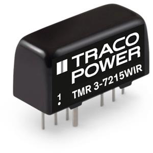 TracoPower TMR 3-7215WIR DC/DC-converter, print 110 V/DC 125 mA 3 W Aantal uitgangen: 1 x