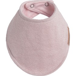 Baby's Only Bandana slab - Slabber Sparkle - Zilver-Roze Mêlee - Met subtiel glittertje