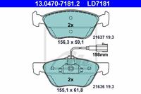 alfaromeo Low dust Keramische remblokken 13047071812