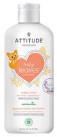 Attitude Baby Leaves Bubble Wash - Schaumbad Birnen Nektar