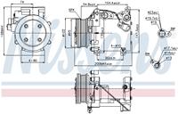 mitsubishi Compressor, airconditioning 89227