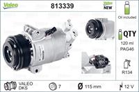 Compressor, airconditioning NEW ORIGINAL PART Valeo, Spanning (Volt)12V, u.a. für Renault
