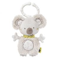 Fehn kinderwagenhanger/ rammelaar koala 14 cm wit