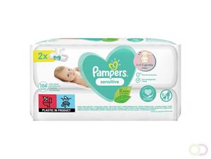 Pampers Sensitive Feuchttücher 15 Packungen = 1200 Feuchttücher