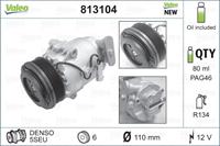 Compressor, airconditioning NEW ORIGINAL PART Valeo, Spanning (Volt)12V, u.a. für Fiat, Alfa Romeo