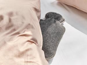Yumeko Wollen kruikzak dark grey / light grey