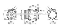 dacia Compressor, airconditioning