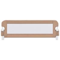 vidaXL Bedhekje peuter 120x42 cm polyester taupe