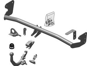 Diagonaal Afneembare Trekhaak Brink Ref. 507000