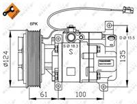 mazda Compressor, airconditioning 32820G