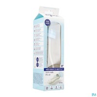 Difrax S-fles Glas Smal Blauw 250 ml