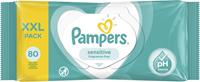 Pampers Baby Feuchttücher Sensitive Baby Wipes 80 Stück