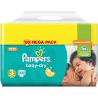 Pampers Baby Dry - Maat 3 - Mega Pack - 100 stuks