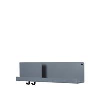Muuto Folded Wandplank Blue Grey - Medium