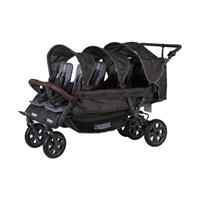 Childhome Sixseater Autobrake Meerlingwagen Antraciet