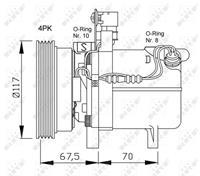 bmw Compressor, airconditioning 32055
