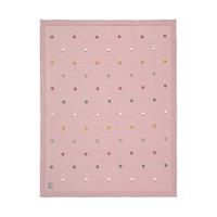 Dots Deken Dusky Pink