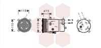 opel AIRCO COMPRESSOR -Diesel -99 3700K277