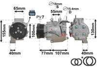 honda COMPRESSOR CR-V 20i 06- 2500K232