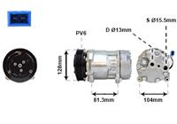 Volkswagen Compressor, airconditioning TRANSP. 25i/25D 95-98 5800K164