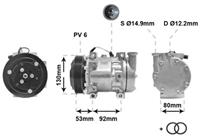 alfaromeo AIRCO COMPRESSOR 1.6i / 1.8i / 2.0i