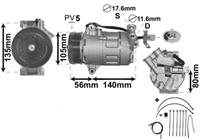 opel Airco Compressor 3700K428