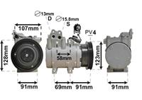 hyundai AIRCO COMPRESSOR 1.8i / 2.0i / 2.0 CRDi (Type HCC) 8200K161