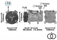 citroen Airco Compressor -02 1.1 / 1.4 0900K030