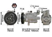 nissan COMPRESSOR MICRA3/NOTE 12i/14i 05- 1300K306