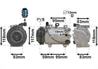 kia Compressor, airconditioning 8300K193