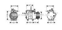 hyundai Compressor, airconditioning
