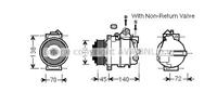 mercedes-benz Compressor, airconditioning