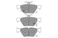 subaru Remblokken set