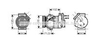 renault Compressor, airconditioning