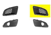lancia BUMPERGRILL ONDER LINKS 11/06+ zonder MISTLICHTGAT