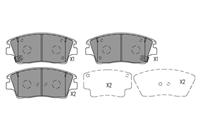 hyundai Remblokken set