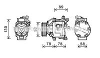 Toyota Compressor, airconditioning